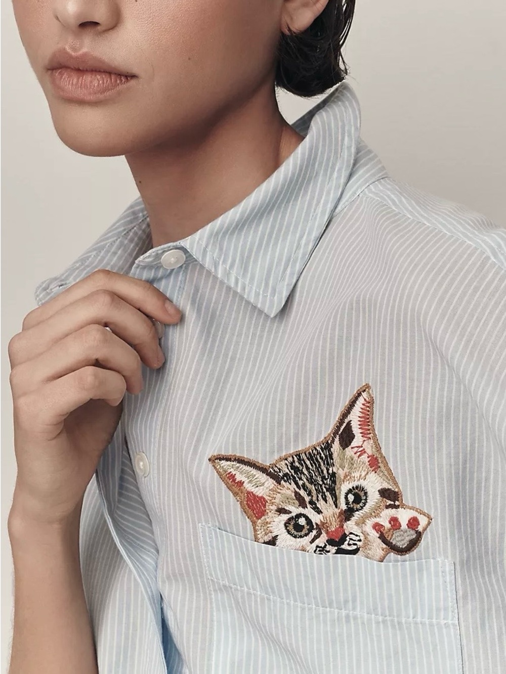 Anthropologie Cat Shirt. Size Small